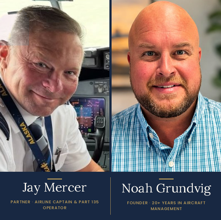 Jay Mercer and Noah Grundvig — Sextant Air Group